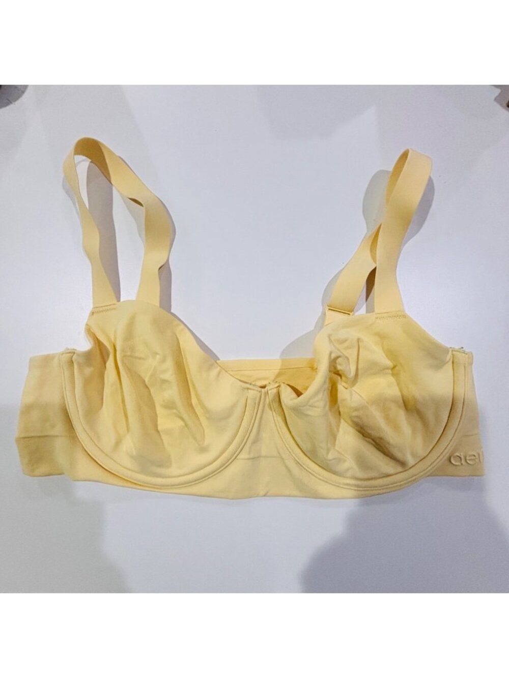 Aerie Smoothiez Yellow Unlined  Bra Size 36D